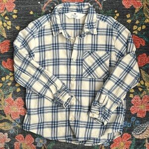 H&M Boys Flannel Button-Down Shirt, Size 6
